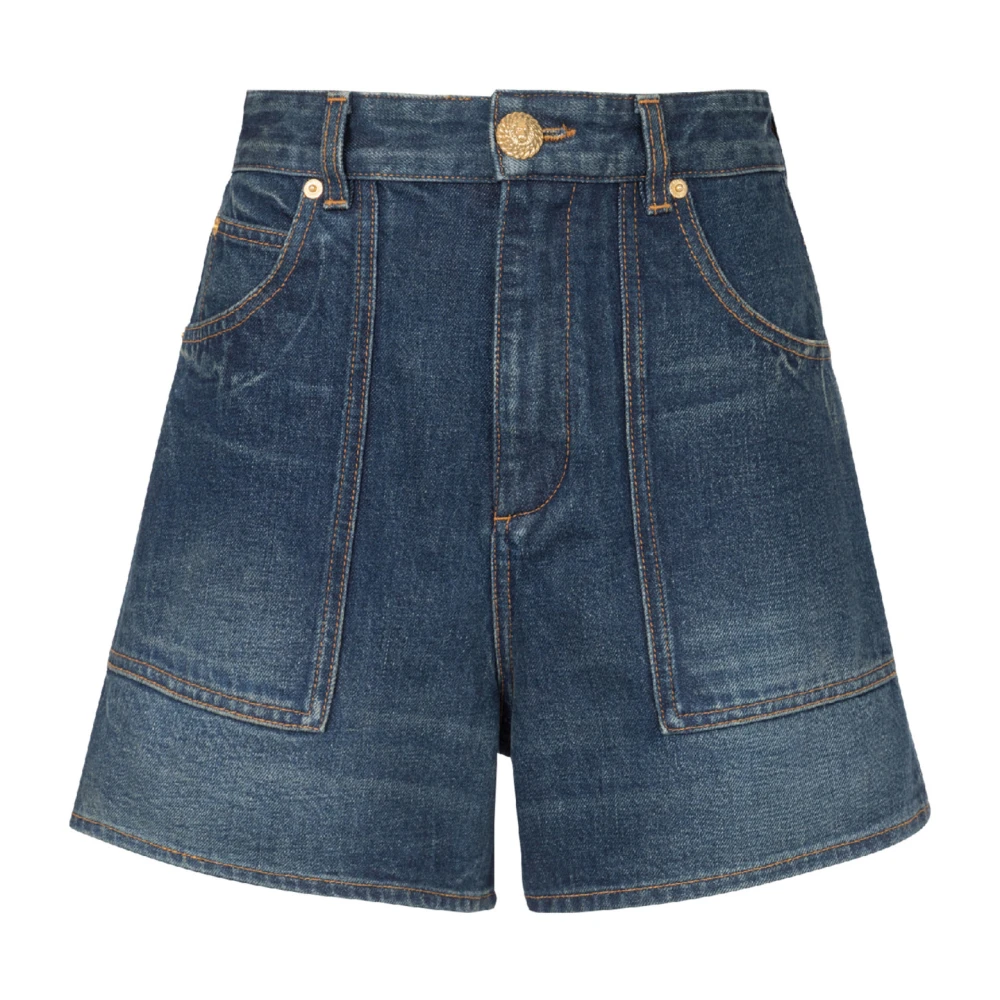 Balmain Vintage denim shorts Blue Dames