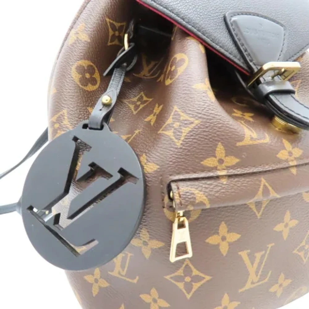 Louis Vuitton Vintage Pre-owned Canvas backpacks Brown Dames