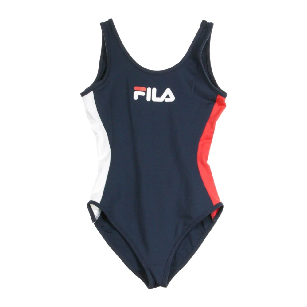 Fila Stijlvolle badpak voor dames Zwart Rood Wit Blue Dames