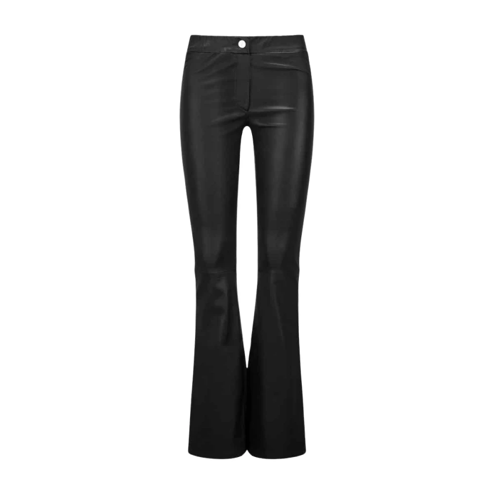Arma Mud Brown Lizard Leren Broek Izzy Black Dames