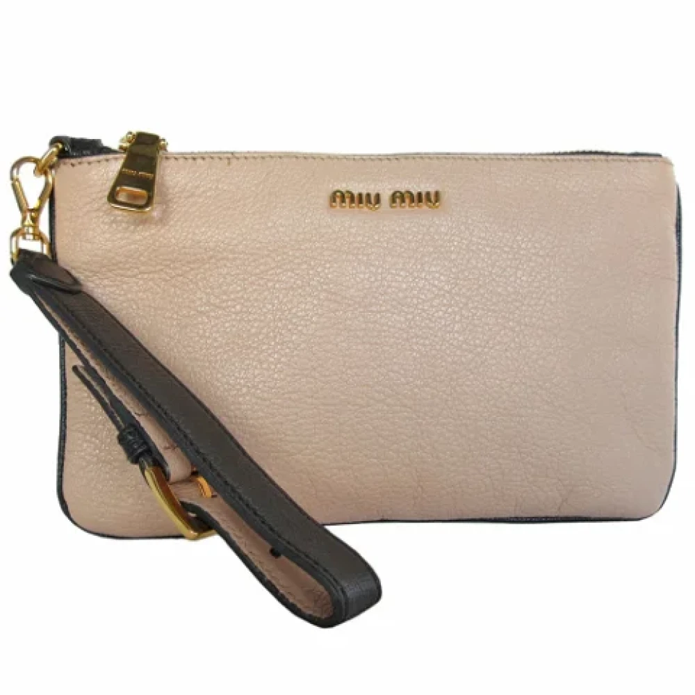 Pre-owned > Pre-owned Bags > Pre-owned Clutches - - Miu Miu Pre-owned - Modalova