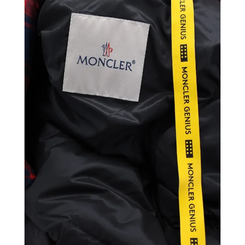 Moncler Pre-owned Cotton outerwear Red Dames
