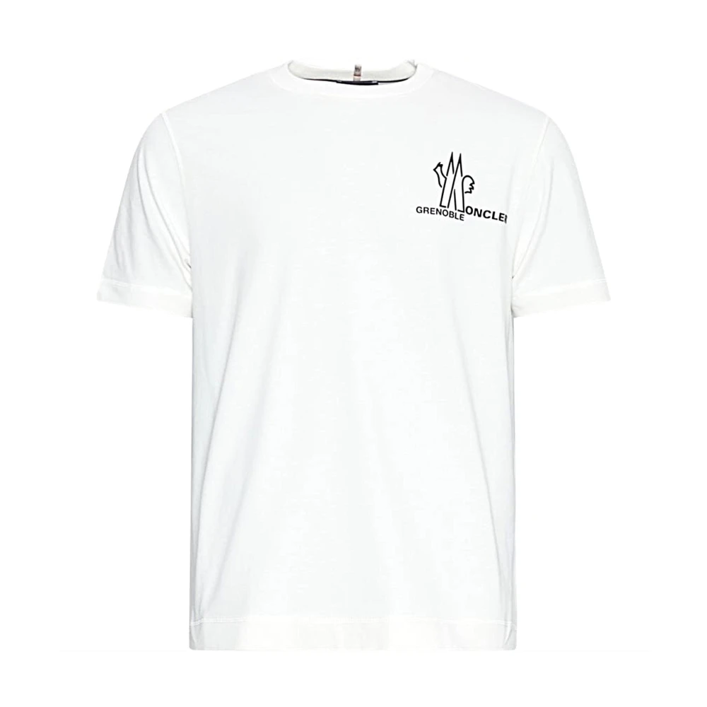 Moncler Casual Katoenen T-shirt voor Mannen White Dames
