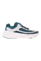 white-and-green-imitation-leather-trainer
