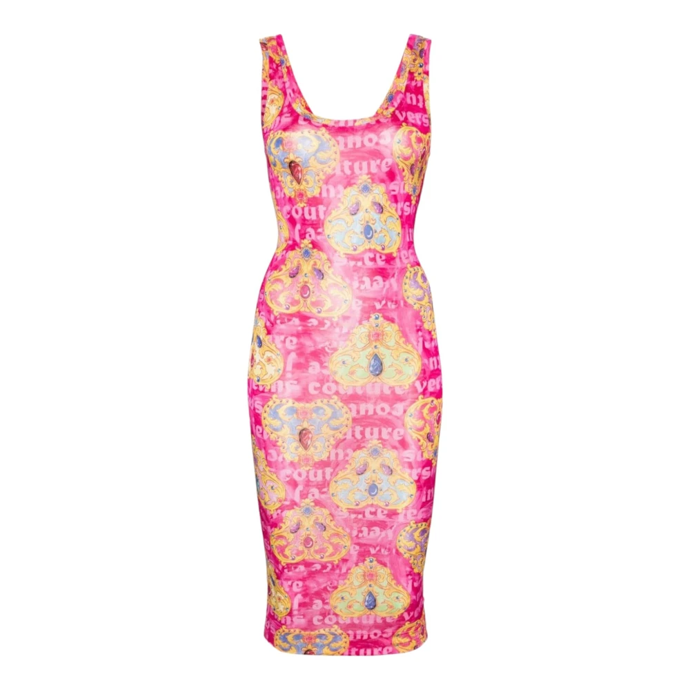 Versace Jeans Couture Korte Jurk Multicolor Dames
