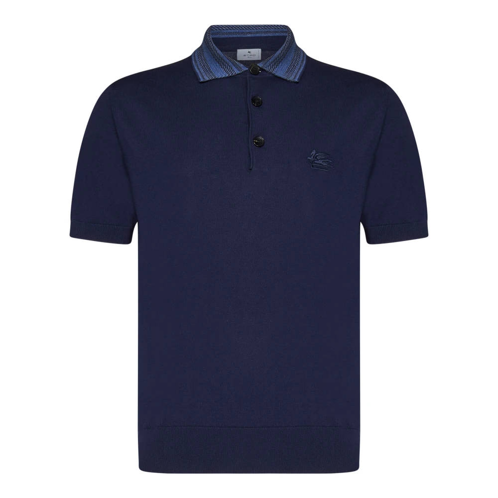 Etro - Tops > Polo Shirts - Blue - Etro - Modalova
