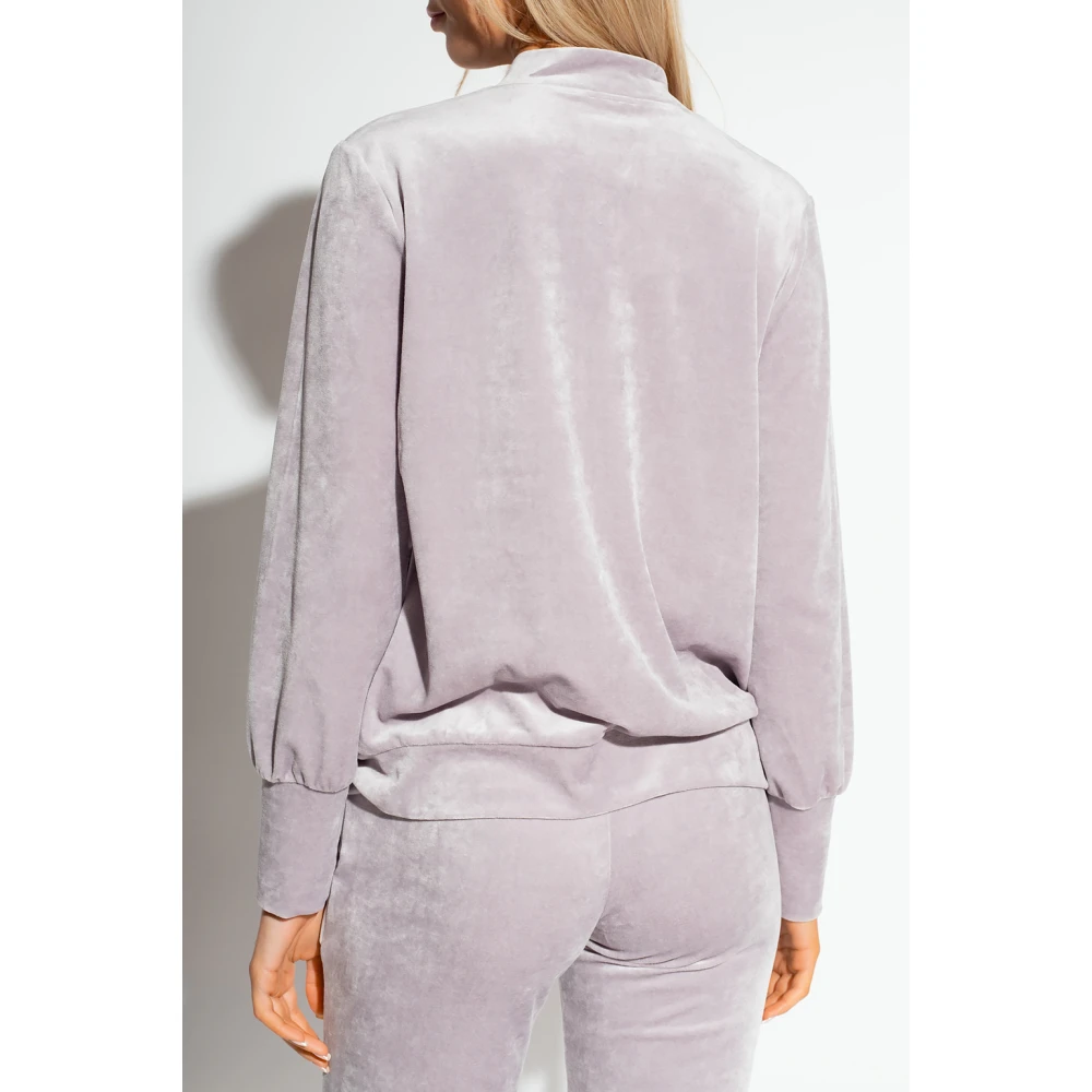 Hanro Velours sweatshirt Purple Dames