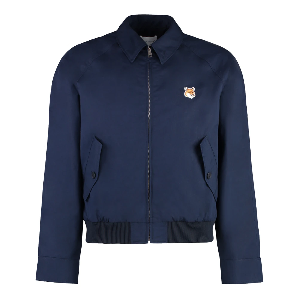 Maison Kitsuné Jackets Blue Heren