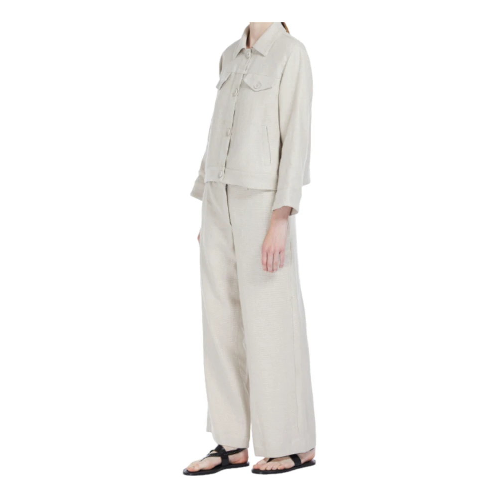 Max Mara Yvonne Offwhite Overhemdjasje White Dames