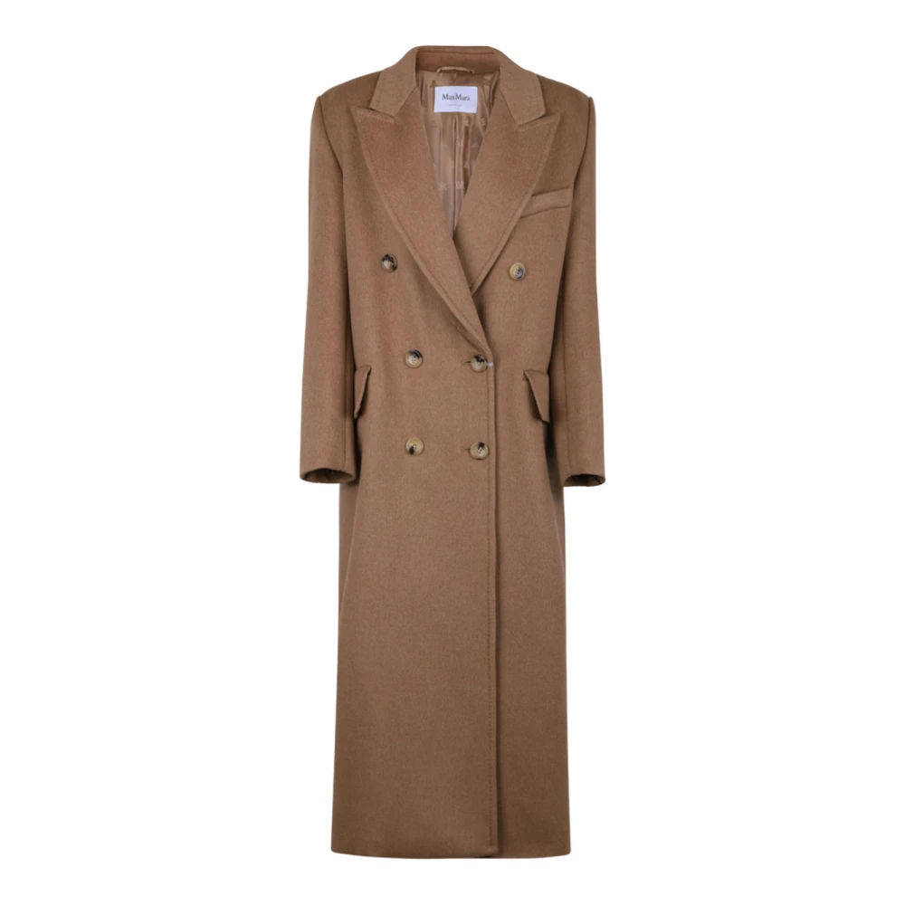 Max Mara Women's Brown Fungo Coat - Double-Breasted Coats - S - Coats