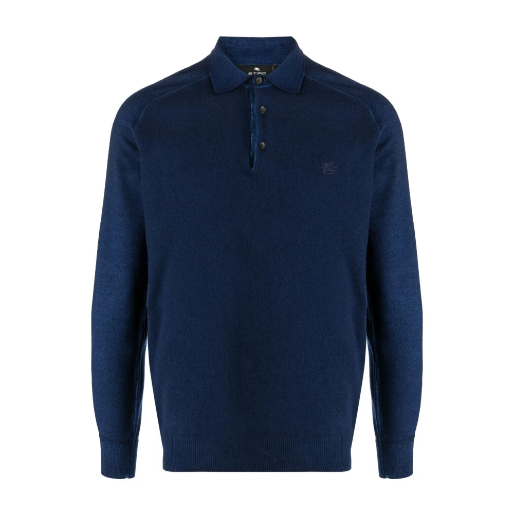 ETRO Stijlvolle Polo Shirt Blue Heren