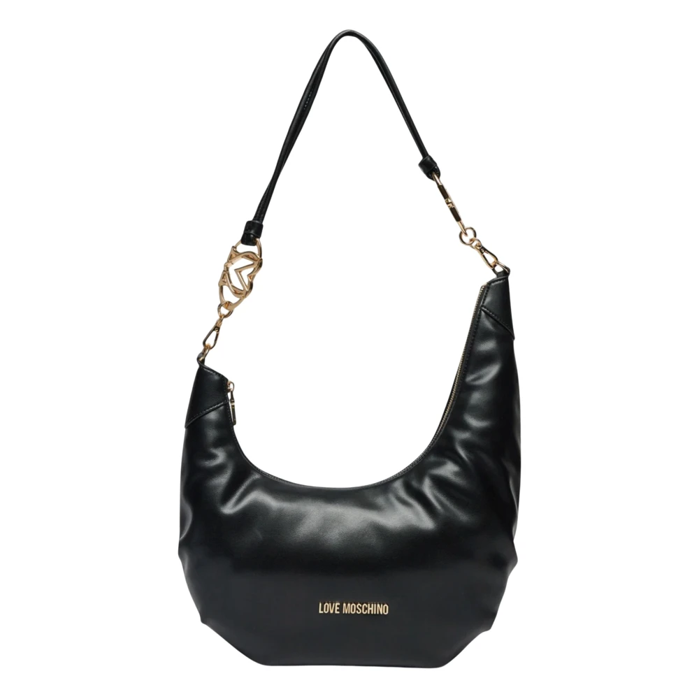 Love Moschino Svart Hobo Axelväska