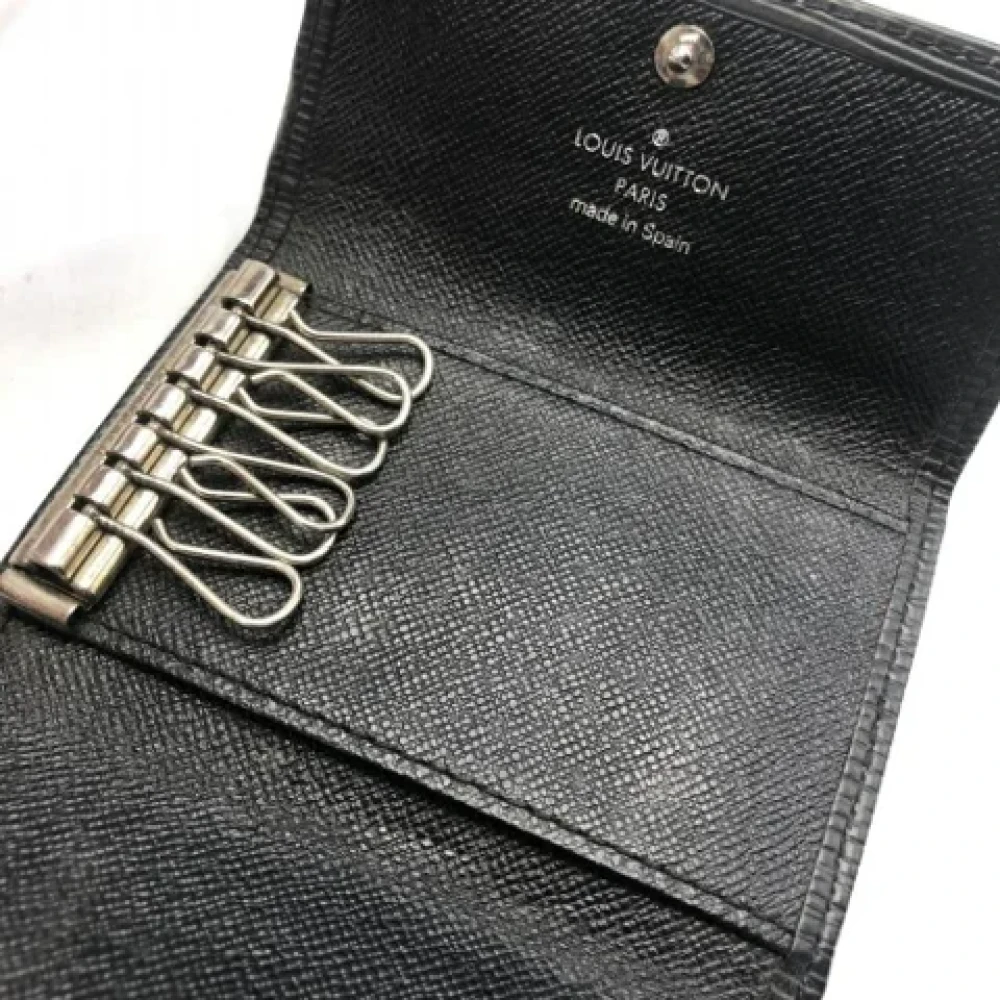 Louis Vuitton Vintage Pre-owned Leather key-holders Black Dames