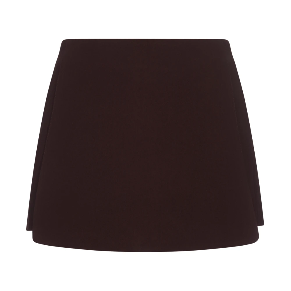Ermanno Scervino Bruine Rok-Shorts in Viscosemix Brown Dames