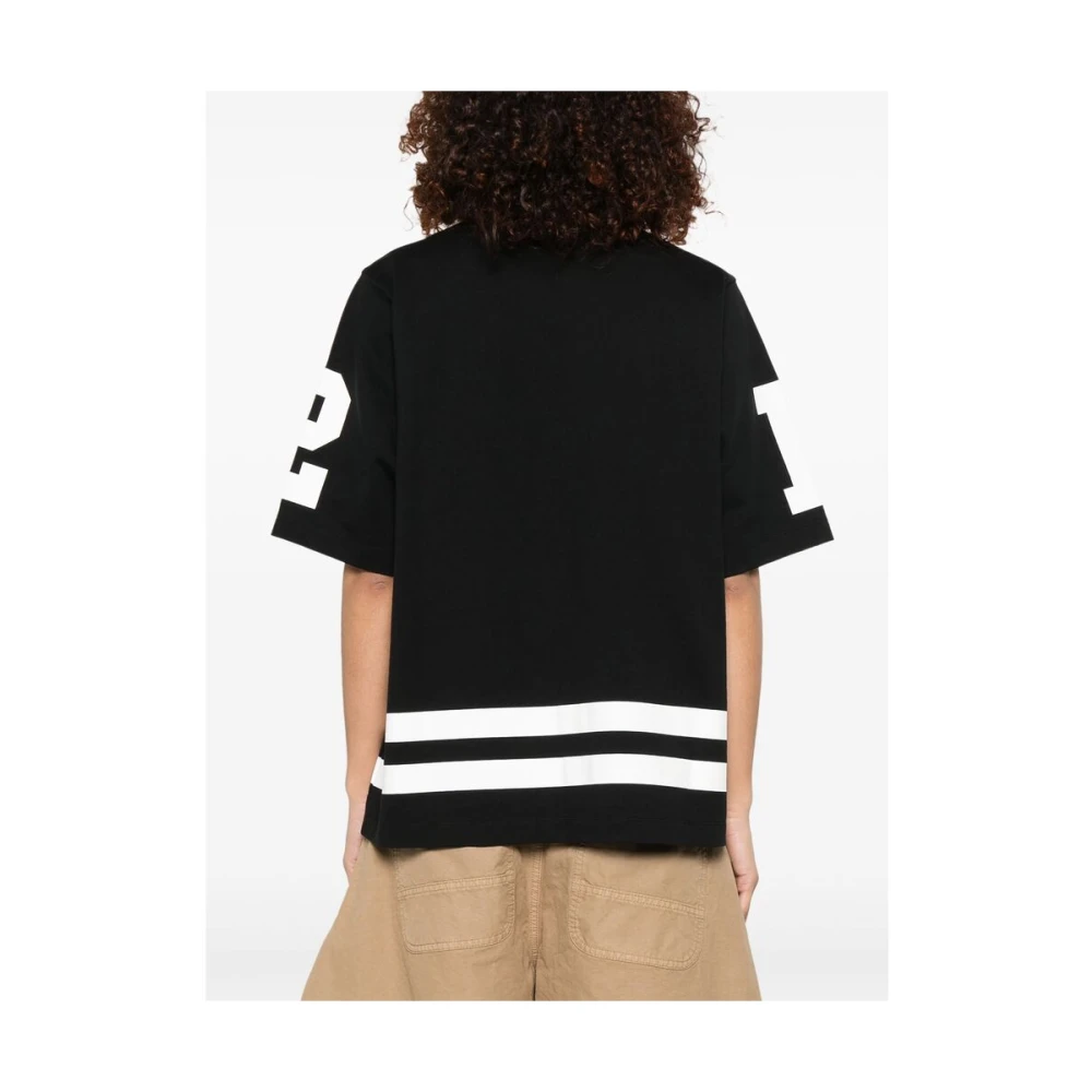 Dsquared2 Zwarte Crew Neck T-shirt Black Dames