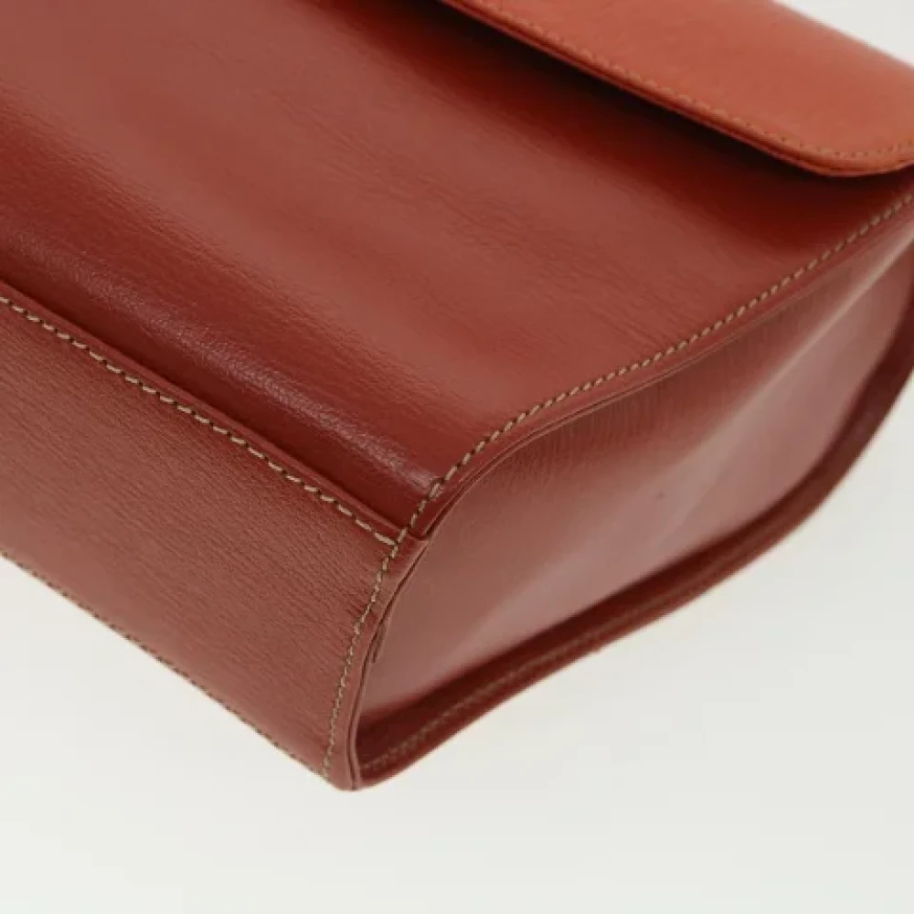 Loewe Pre-owned Leather handbags Red Dames