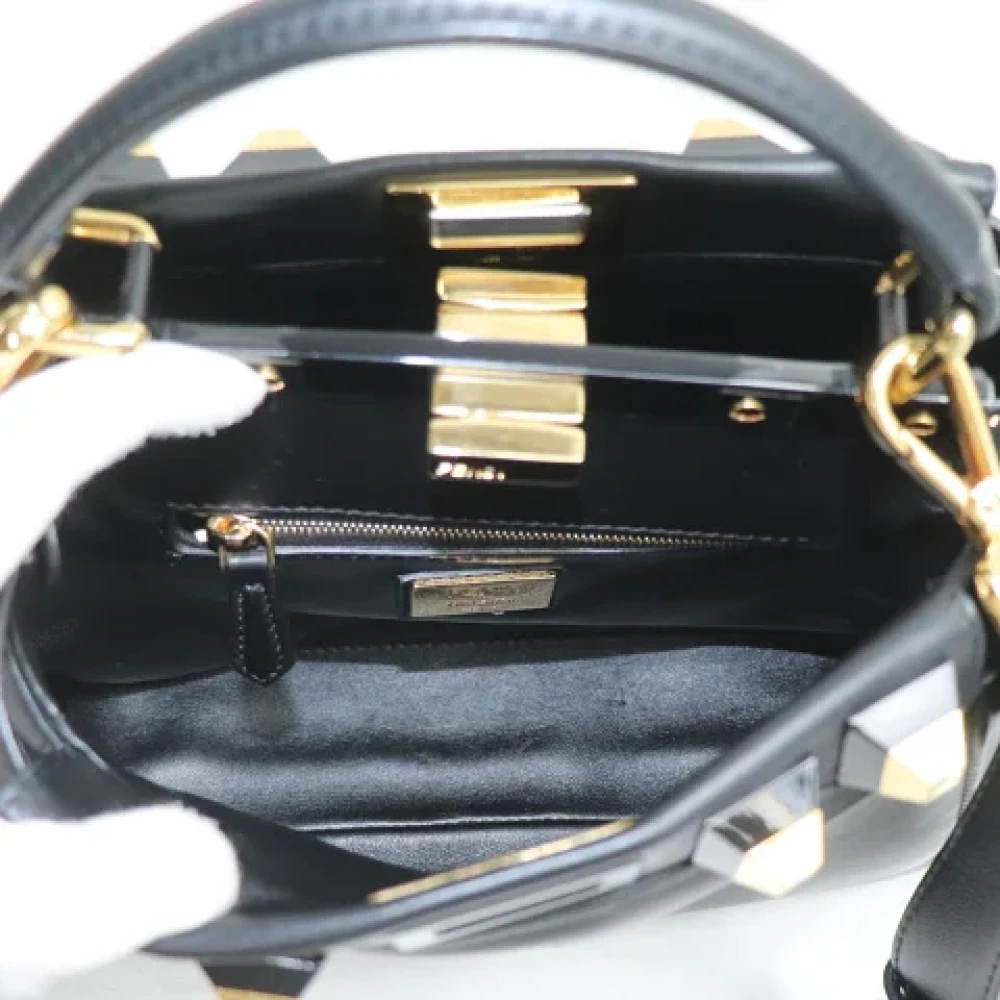 Fendi Vintage Pre-owned Leather fendi-bags Black Dames