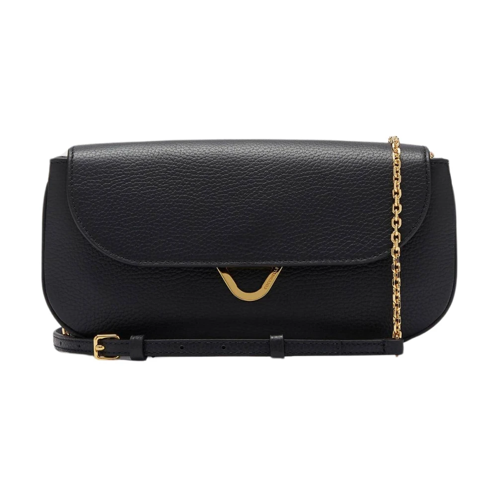 Coccinelle Elegante Crossbody Tas Black Dames
