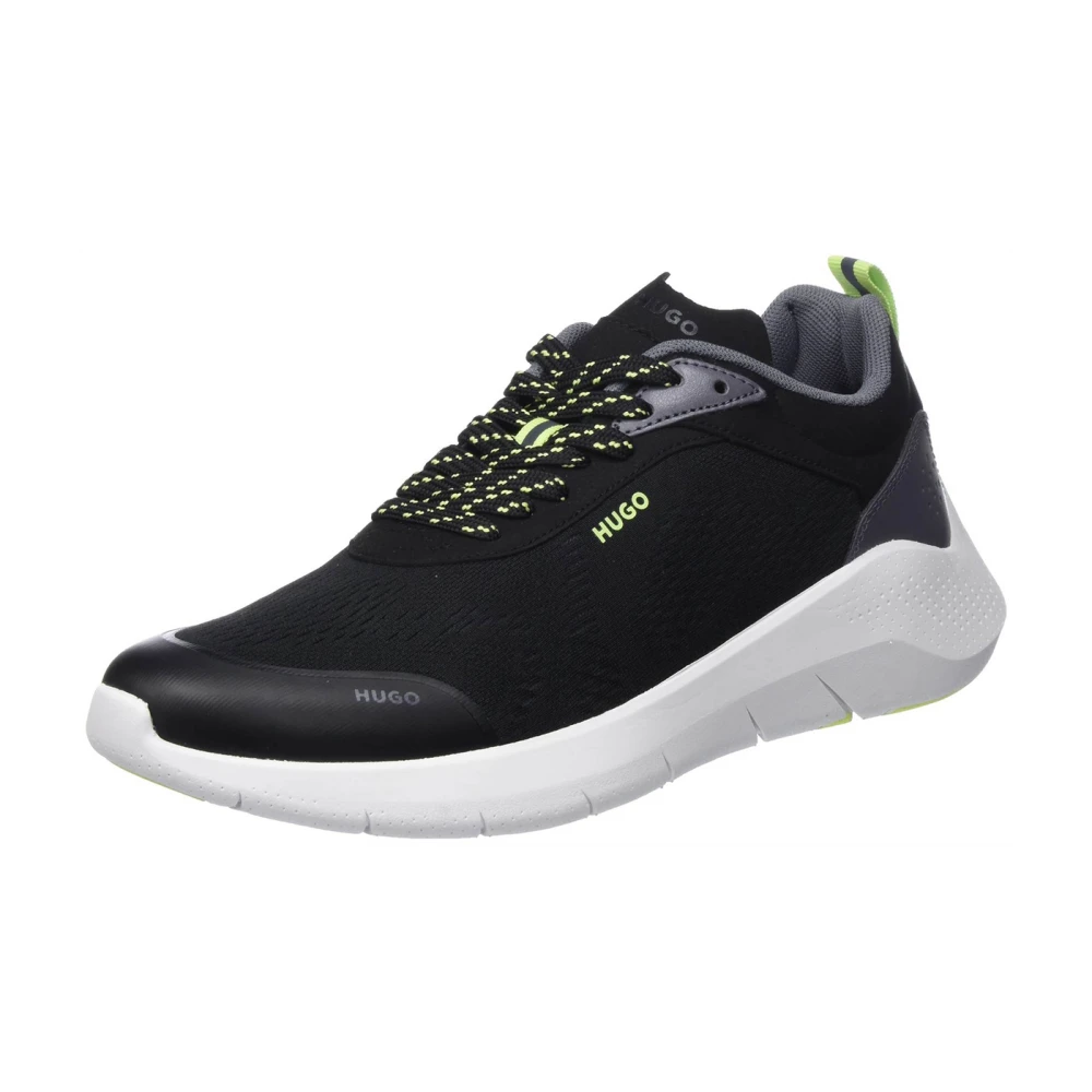 Hugo Casual Veterschoenen voor Heren Heren Schoenen Zwart