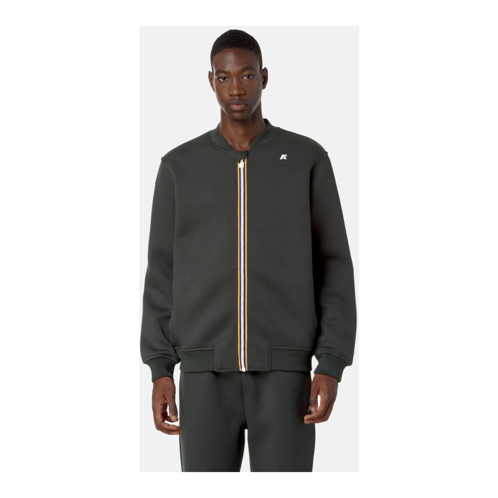K-way Zip Sweatshirt Green Heren