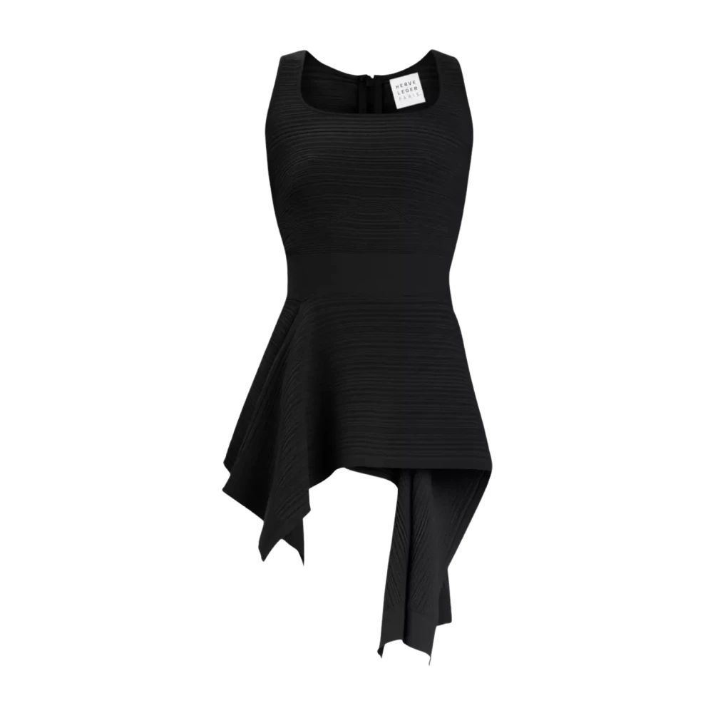 Herve Leger T-Shirts Black Dames