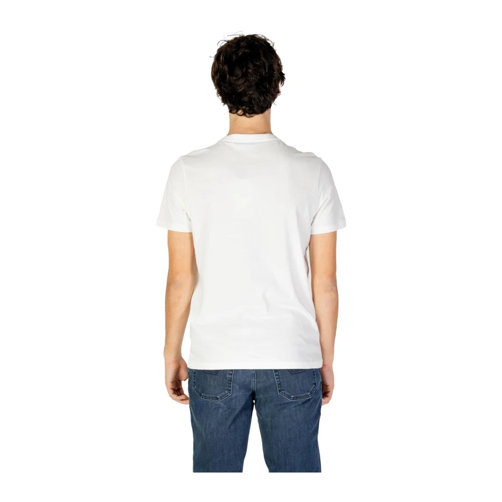U.s. Polo Assn. Witte Katoenen Crew Neck Tee White Heren