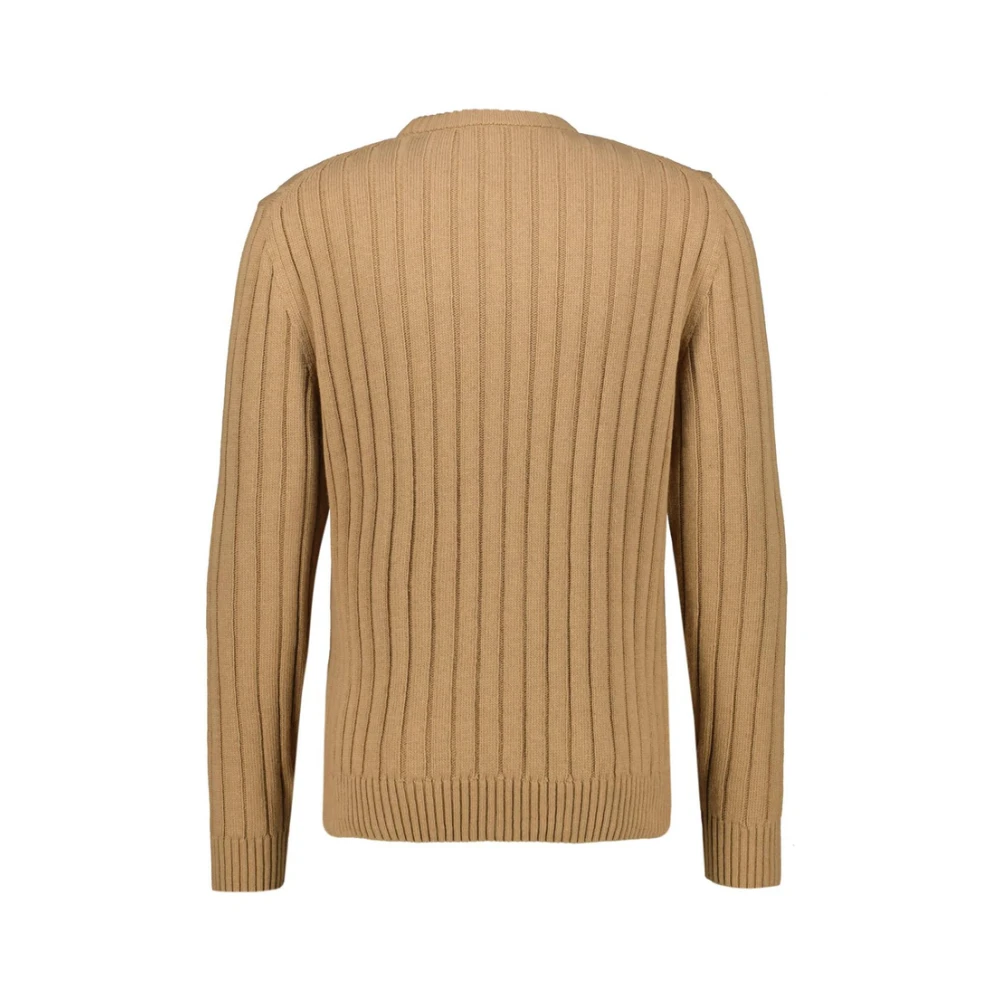 Hugo Boss Stijlvolle Gebreide Vest Beige Heren