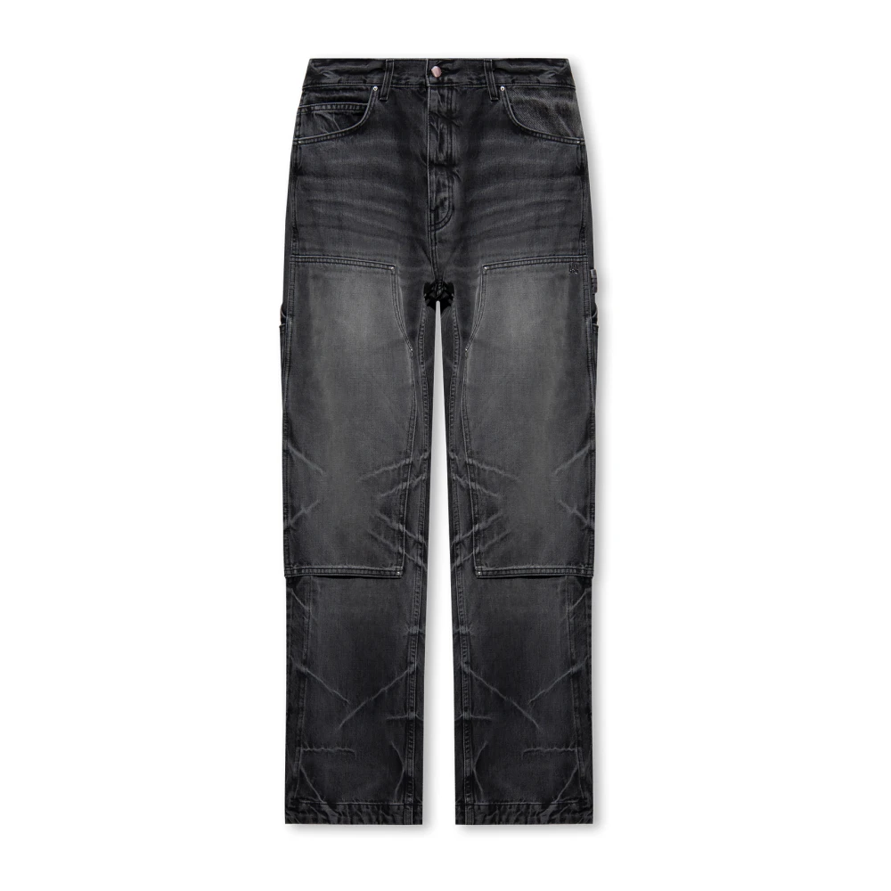 Amiri Jeans met vintage-effect Gray Heren