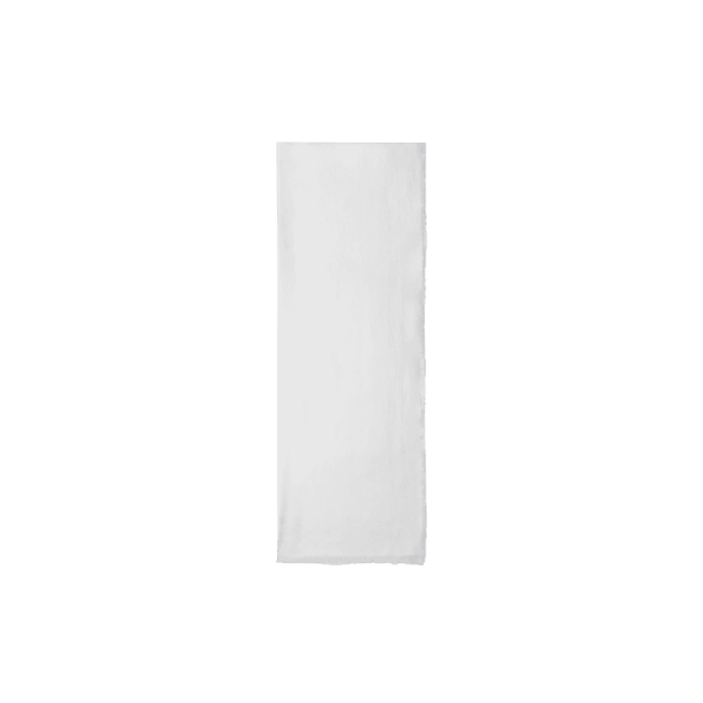 Elisabetta Franchi Diamant Jacquard Pashmina Sjaal White Dames