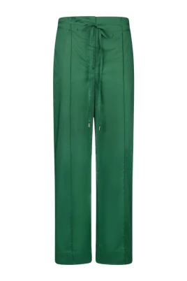 Belted Straight Trousers