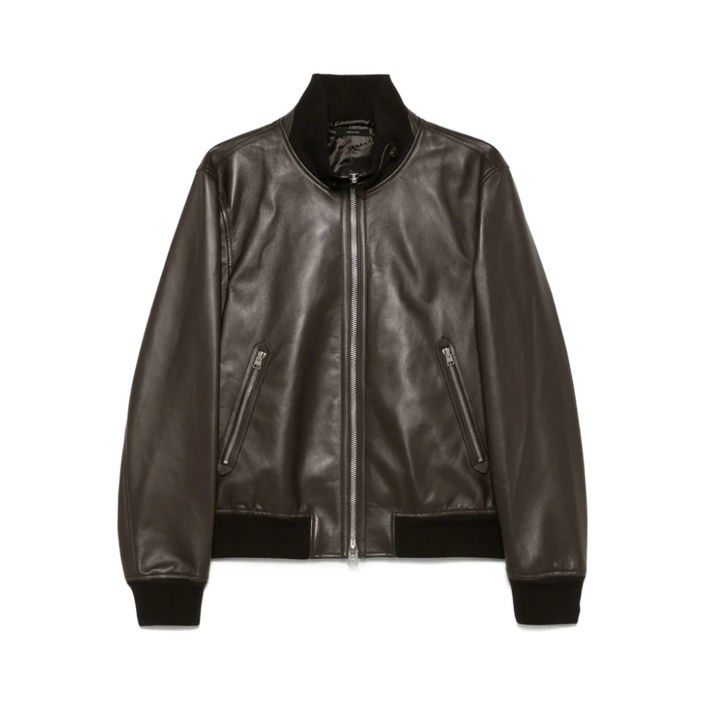 Jackets > Leather Jackets - - Tom Ford - Modalova