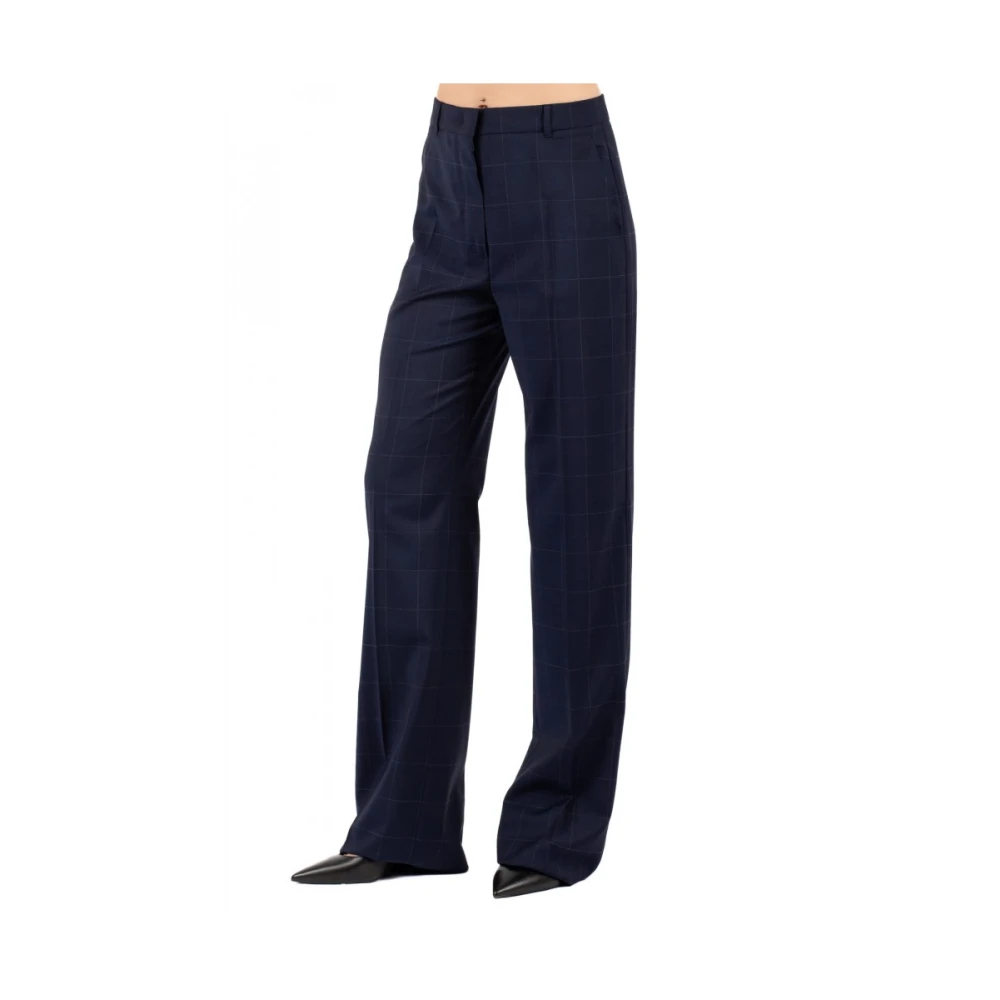 Max Mara Studio Elegante Studio Broek Blue Dames