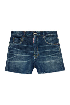 denim-shorts-with-vintage-effect