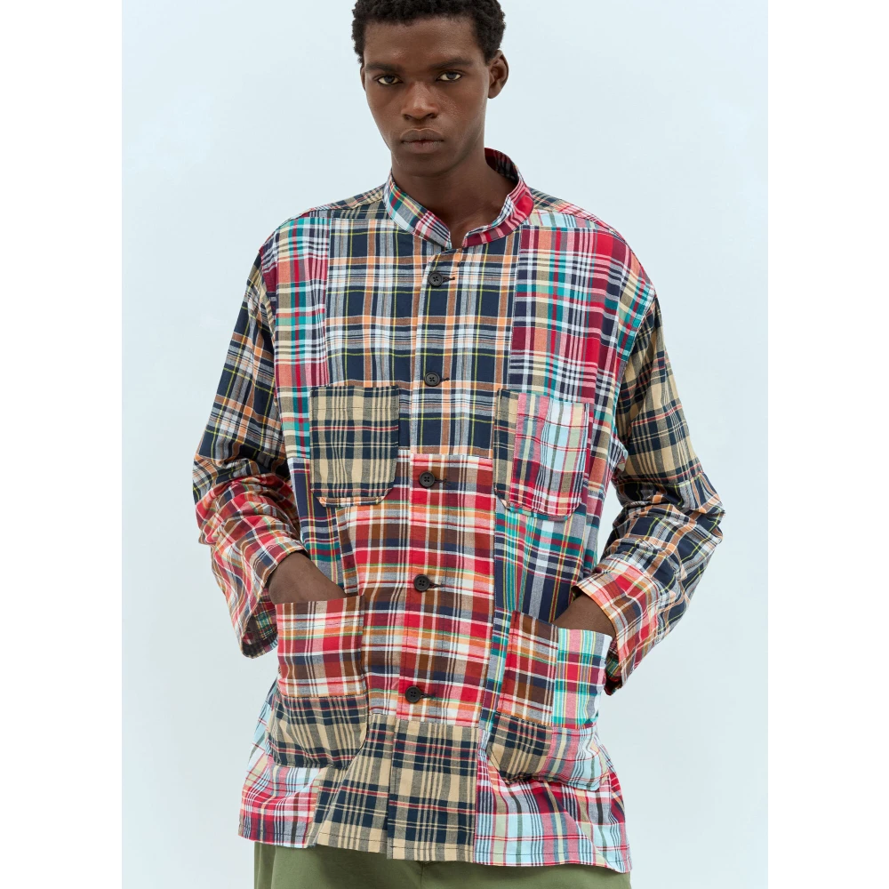 Engineered Garments Geruite Katoenen Overhemd Multicolor Heren