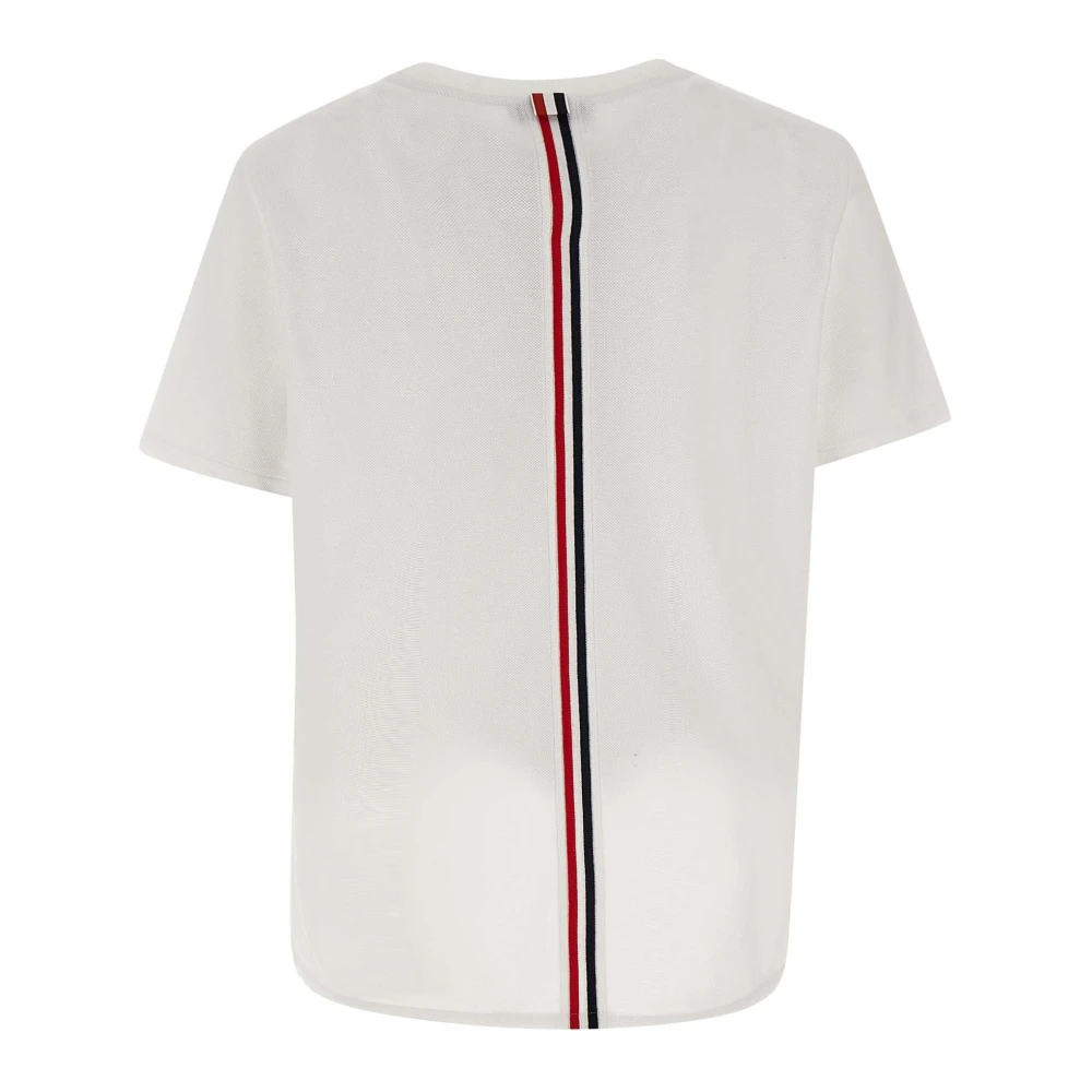 Thom Browne Witte T-shirts en Polos voor Mannen White Heren