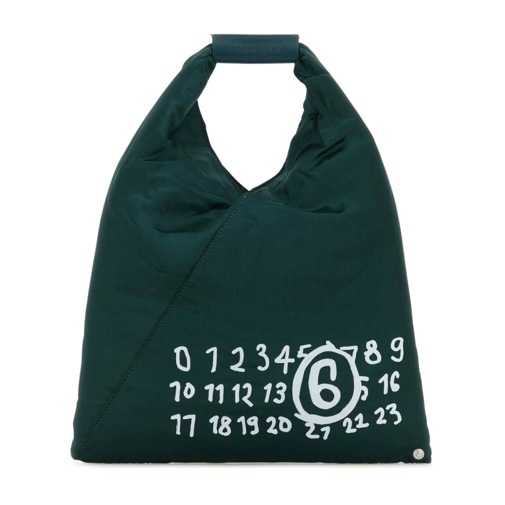 MM6 Maison Margiela Japanse handtas in flesgroen Green Dames
