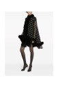 manteau-en-soie-a-pois-noirs