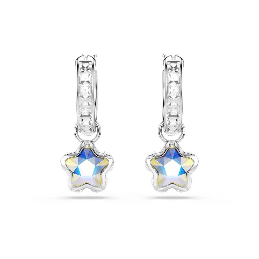 SWAROVSKI ORECCHINO CHROMA STAR HOOP CRY 5754172 - Immagine 2
