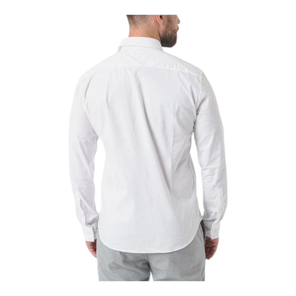 Hugo Boss Lange mouwen overhemd White Heren