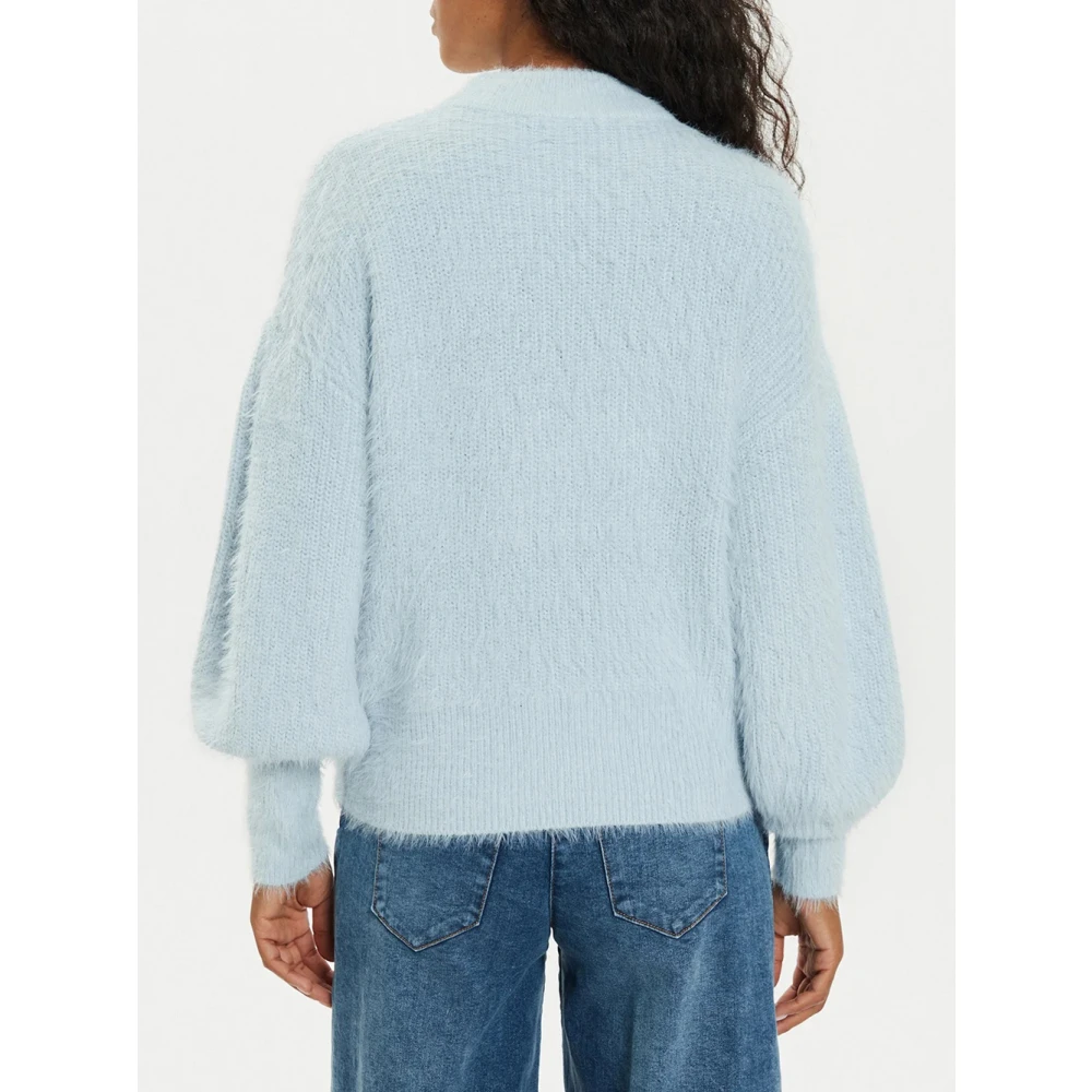 Guess Heldere Blauwe Trui met Keyla Bont Blue Dames