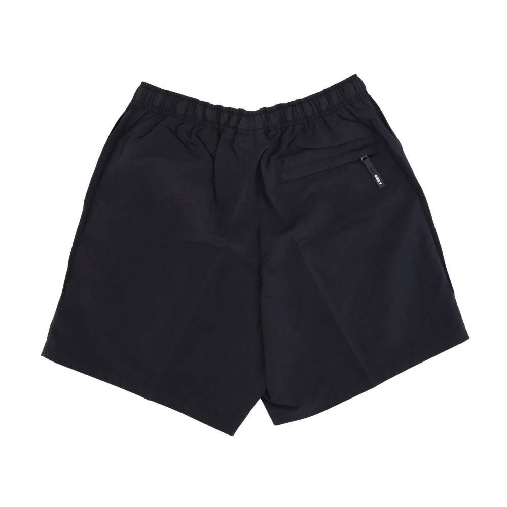 Obey Zwarte Angel Shorts met Verstelbare Riem Black Heren