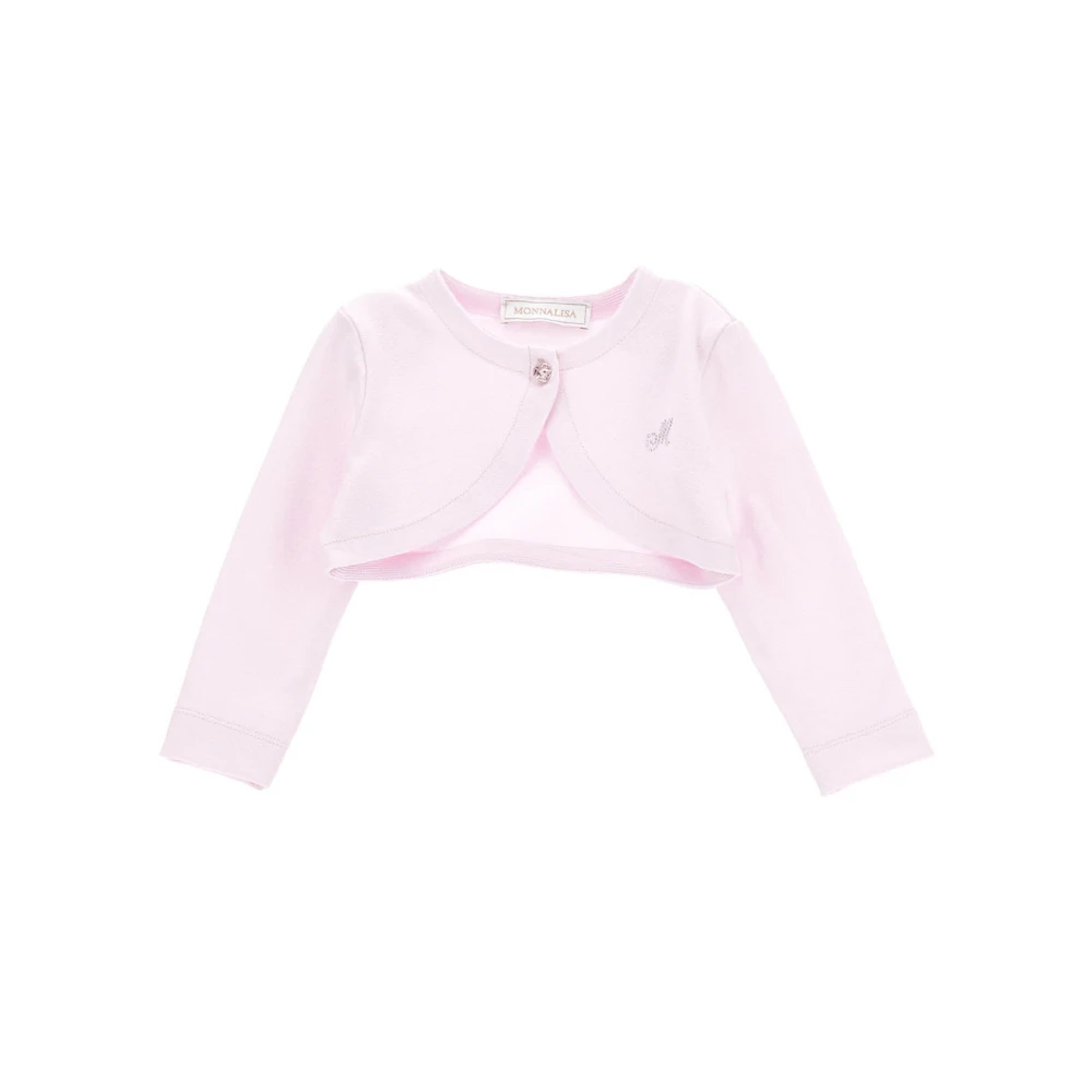 Monnalisa Boys Pink Kids Cardigans, 18 M, Maglia Coprispalla