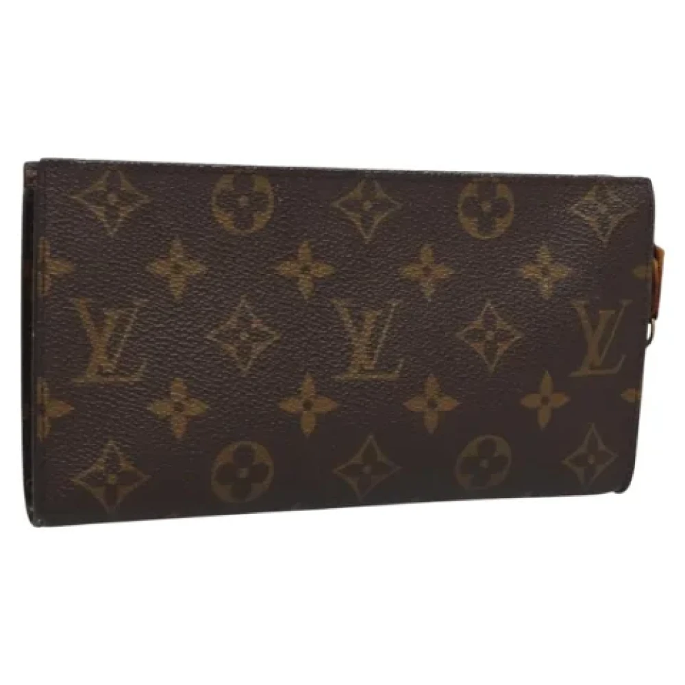 Louis Vuitton Vintage Pre-owned Canvas pouches Brown Dames