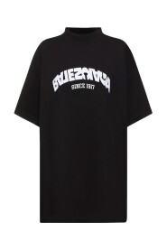Czarna Oversize T-shirt dla Kobiet