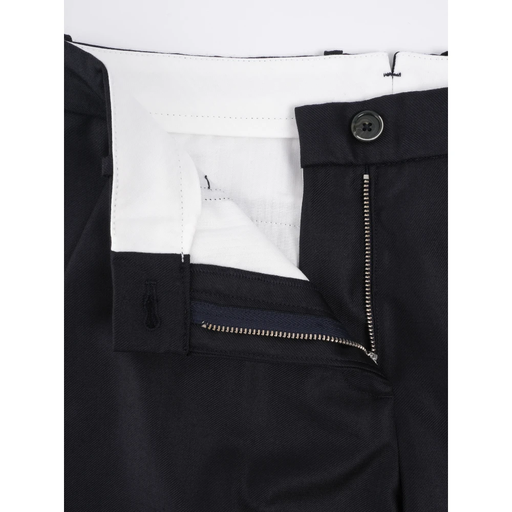 Nine In The Morning Wijde Chino Broek met Zakken Blue Dames