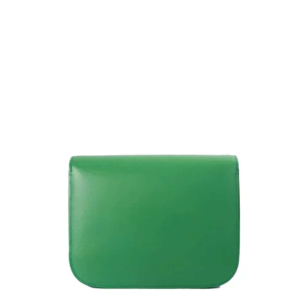 Celine Vintage Pre-owned Leather celine-bags Green Dames