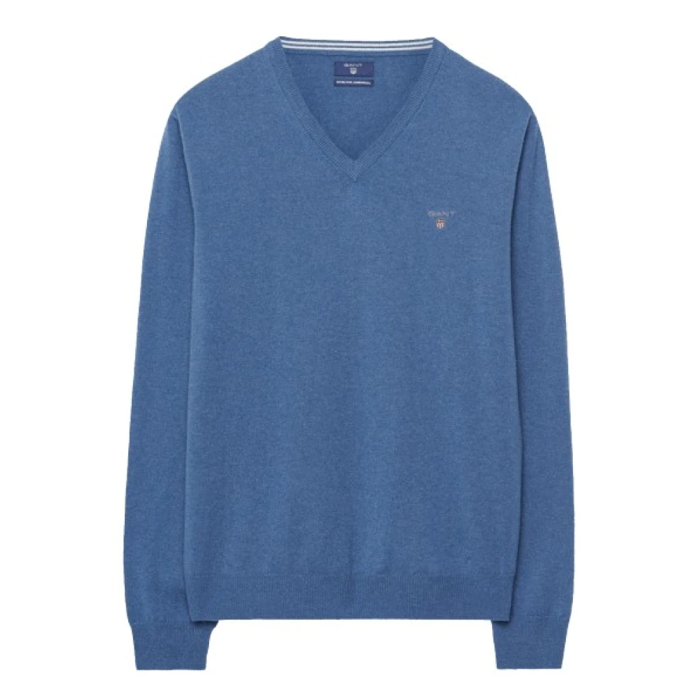 Knitwear > V-neck Knitwear - - Gant - Modalova