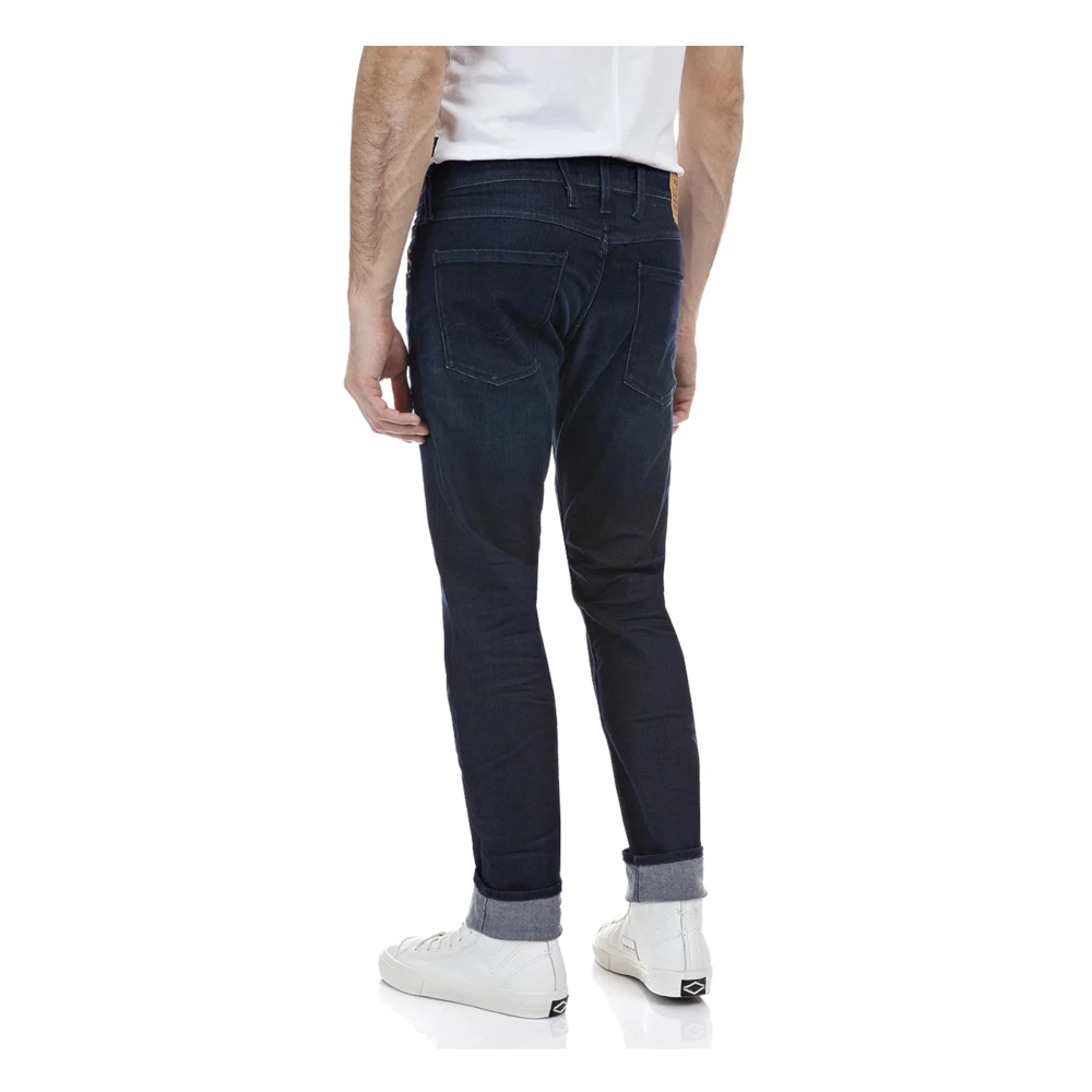 Replay Slim-fit Denim Jeans Blue Heren