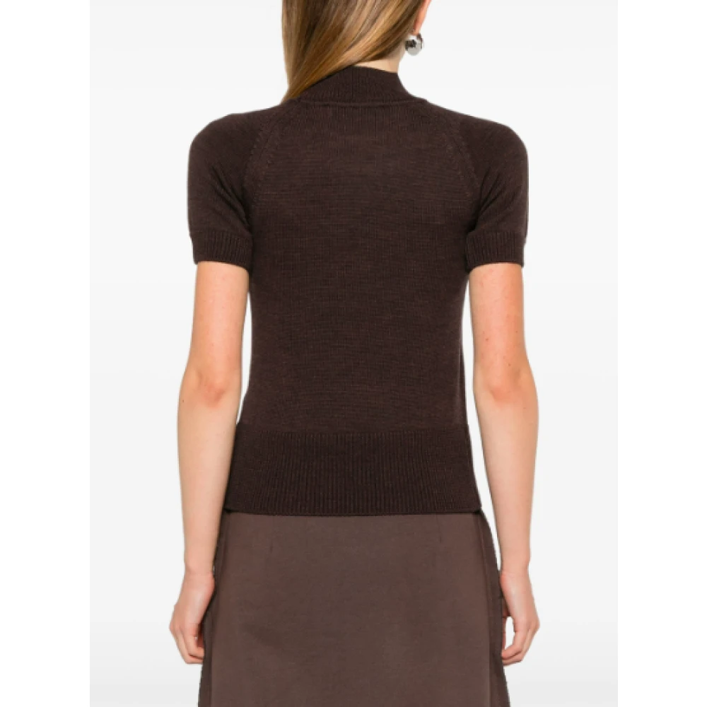 Vivienne Westwood Bruine Turtleneck Top voor Vrouwen Brown Dames
