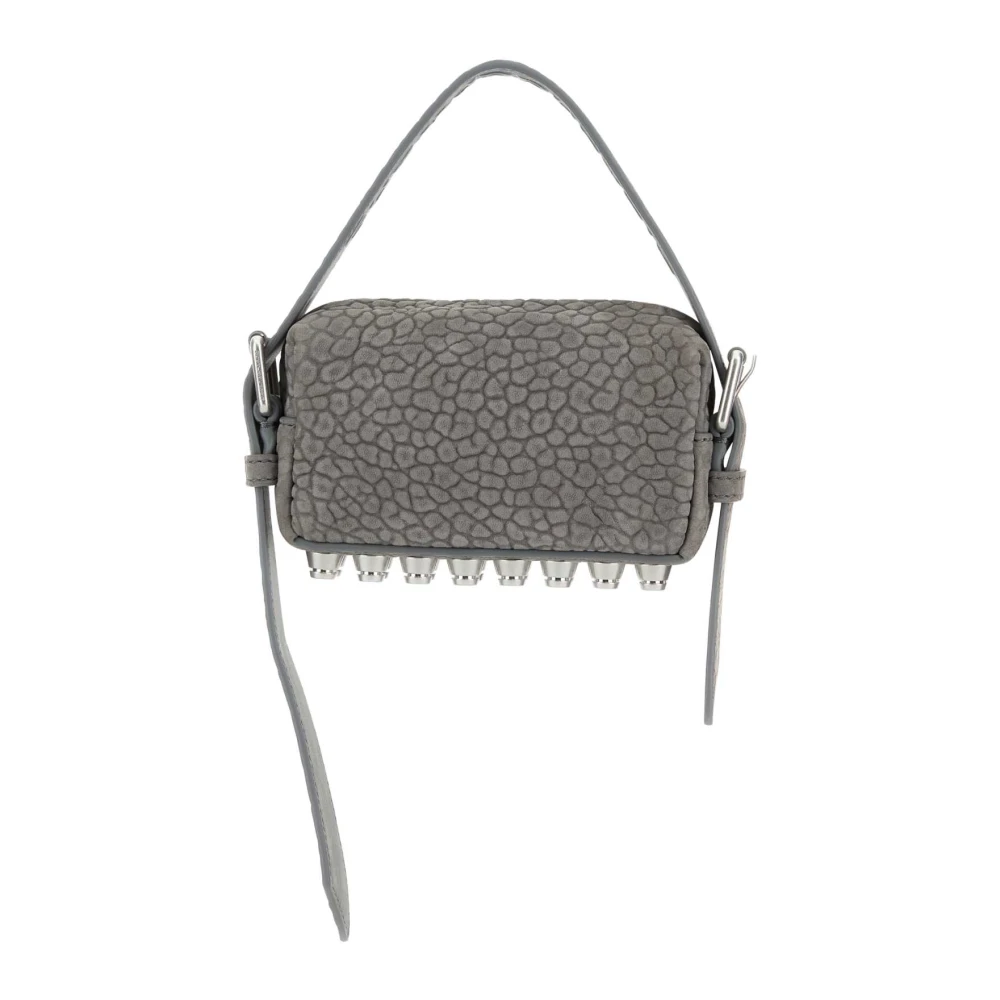 alexander wang Stijlvolle Grijze Nabuk Mini Schoudertas Gray Dames